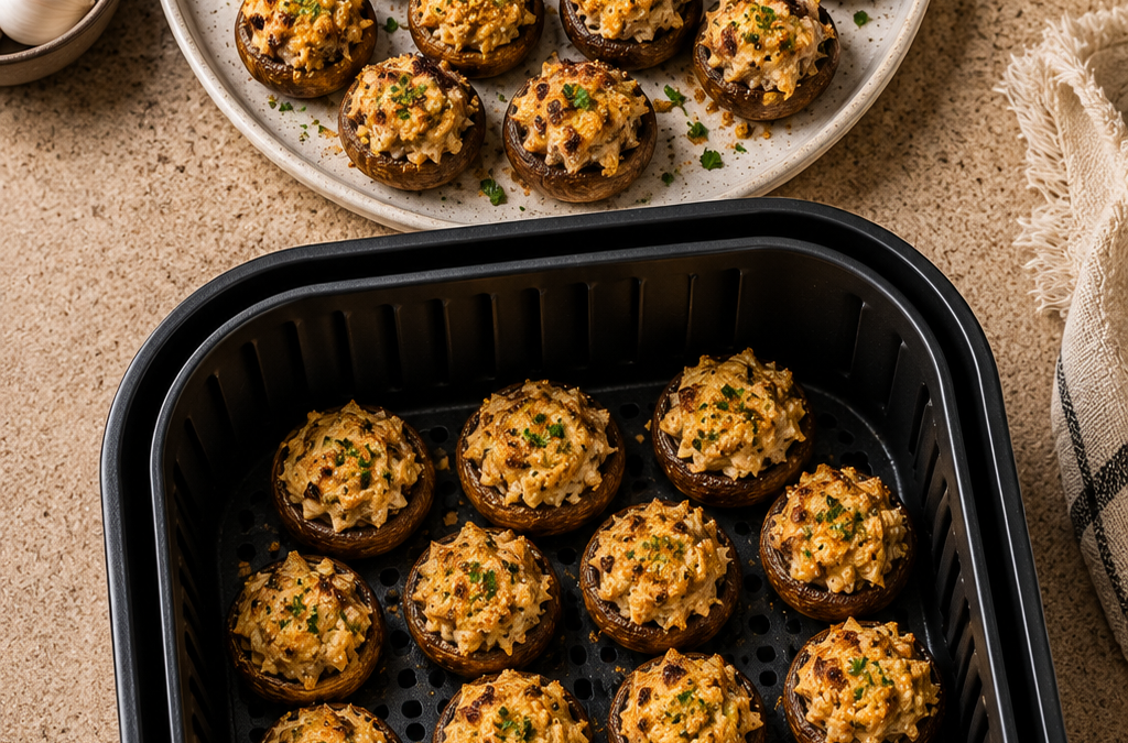 Stuffed Garlic Mushrooms recipe