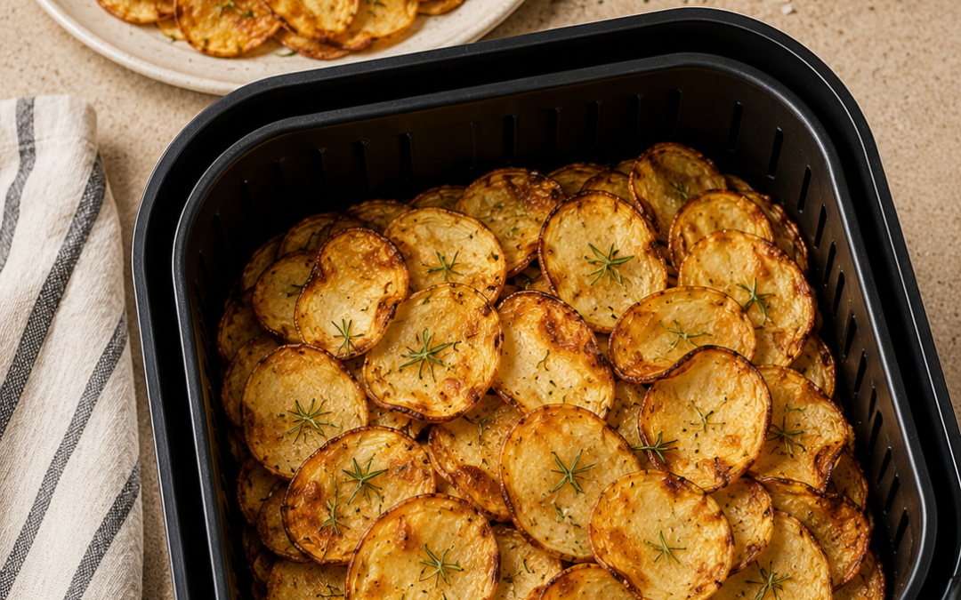 Air Fryer Rosemary Potato Chips recipe