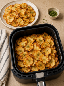 Air Fryer Rosemary Potato Chips recipe