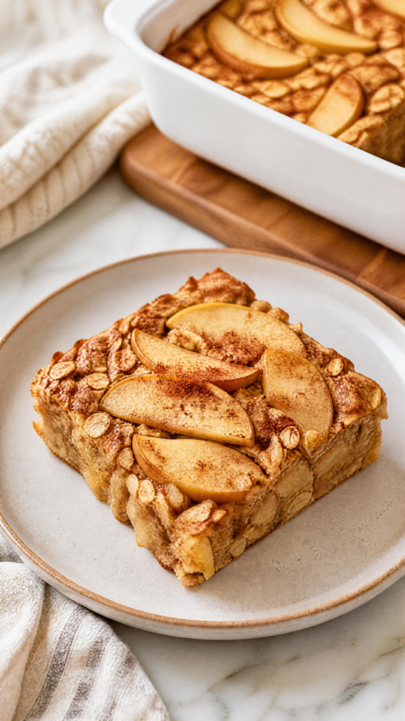 Cinnamon Apple Oatmeal Bake recipe