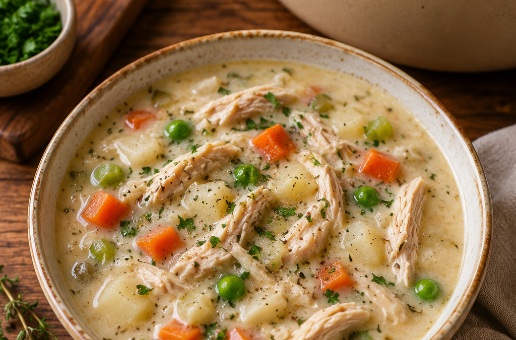 Chicken Pot Pie Soup recipe
