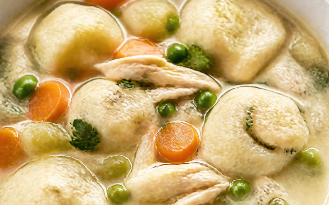 Thyme Chicken and Dumpling Soup