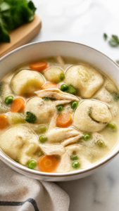Thyme Chicken and Dumpling Soup recipe