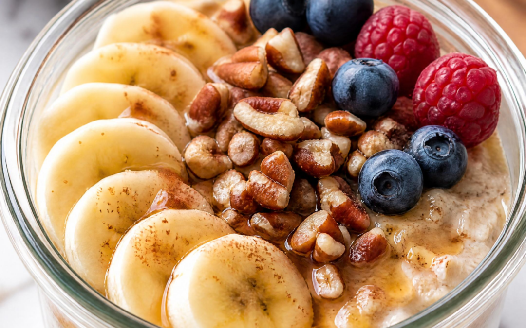 Maple Pecan Overnight Oats recipe
