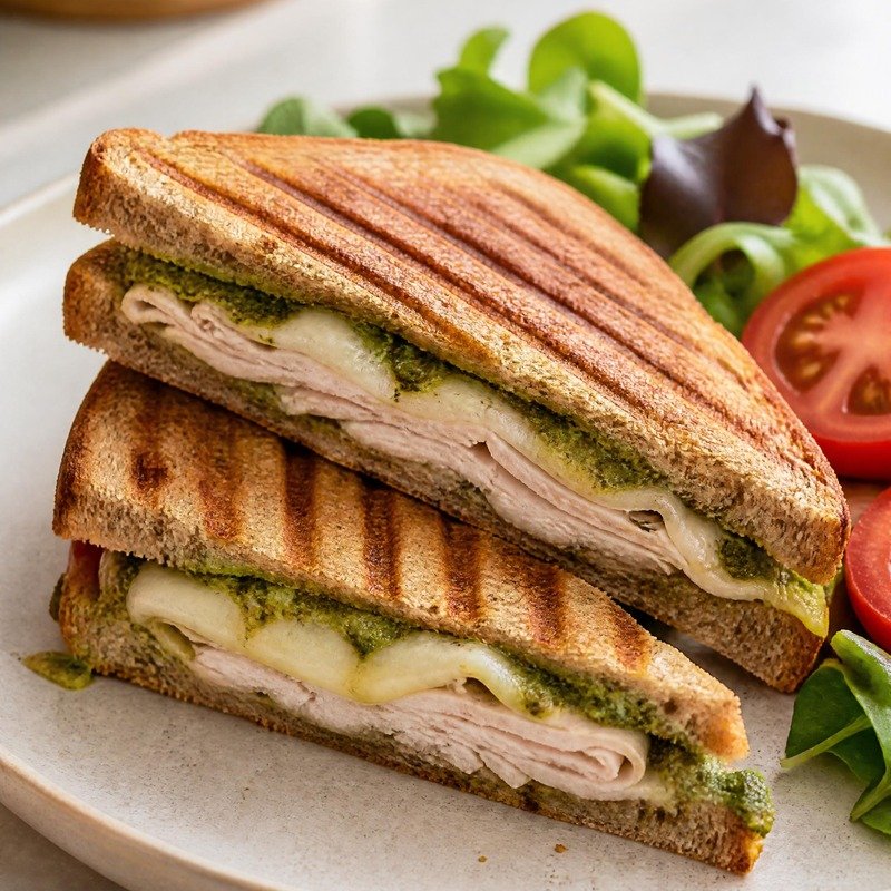 Pesto Turkey Panini recipe