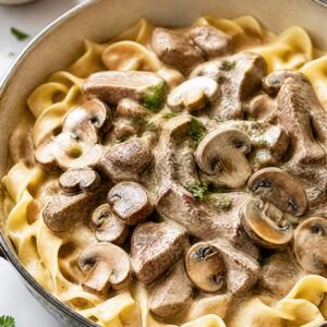 Beef Stroganoff Skillet recipe