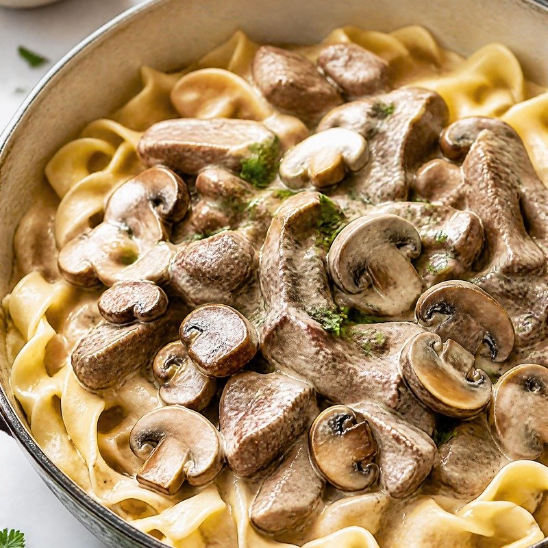 Beef Stroganoff Skillet recipe