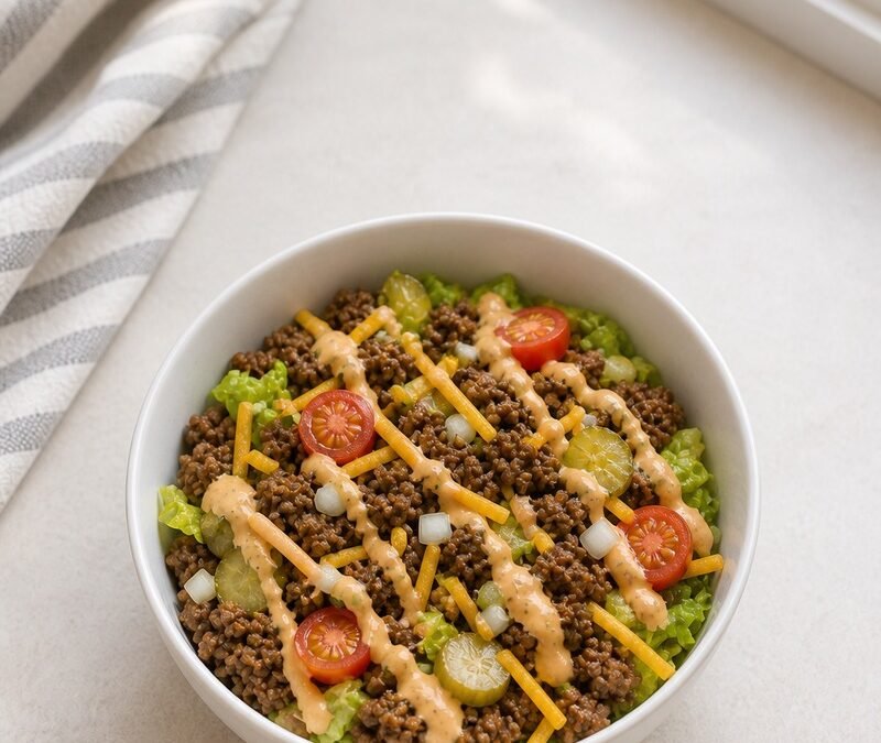 Cheeseburger Bowl with Special Sauce recipe