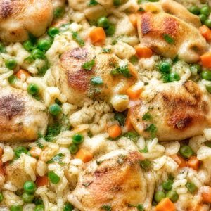Skillet Chicken and Rice recipe