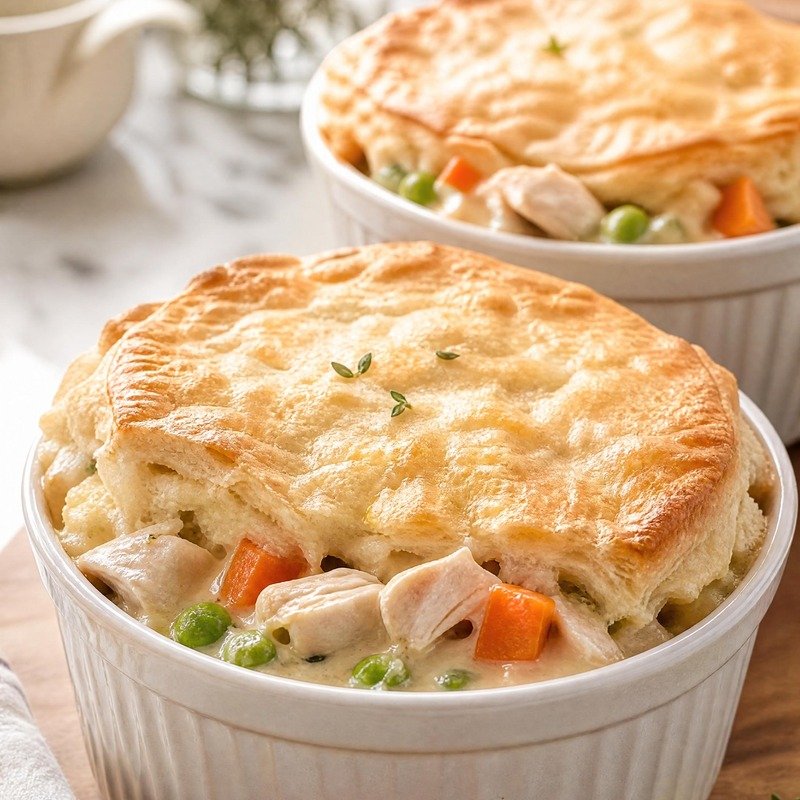Mini Turkey Pot Pies recipe