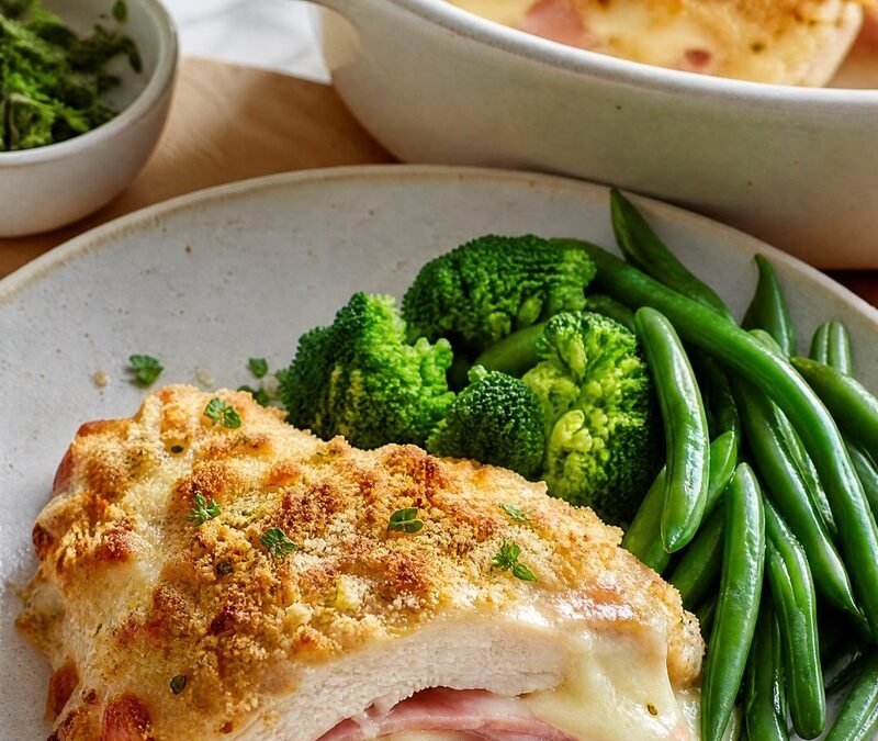 Chicken Cordon Bleu Bake recipe
