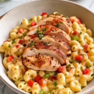 Cajun Chicken Mac & Cheese Bowl recipe