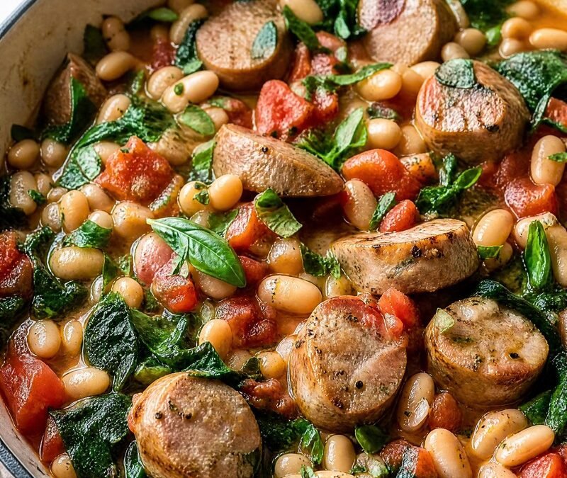 Italian Sausage and White Bean Skillet