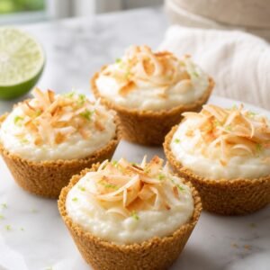 Light Coconut Cream Pie Cups