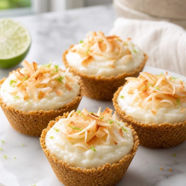 Light Coconut Cream Pie Cups