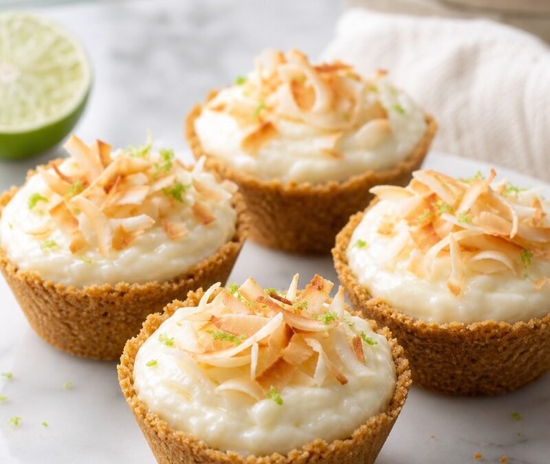 Light Coconut Cream Pie Cups