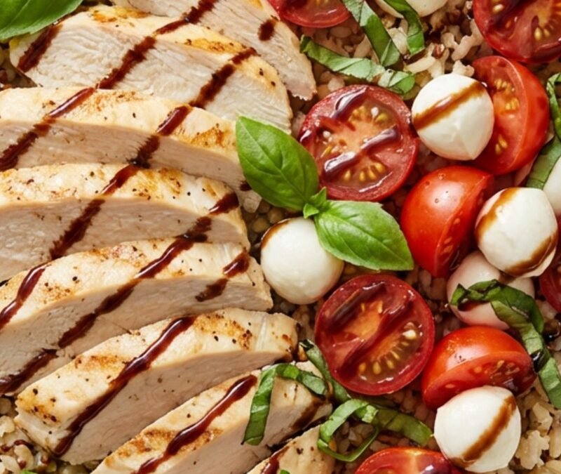 Caprese Chicken Bowl recipe