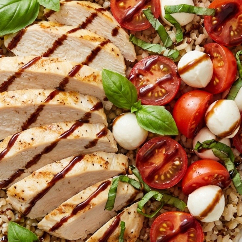Caprese Chicken Bowl recipe
