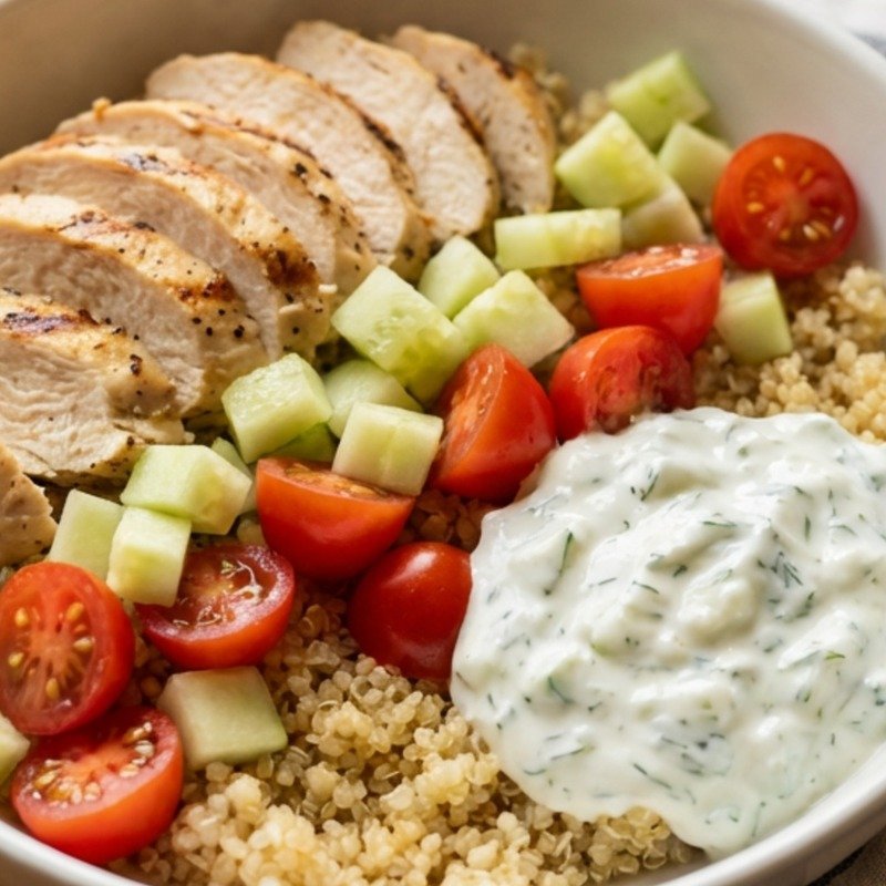 Greek Chicken Bowl recipe