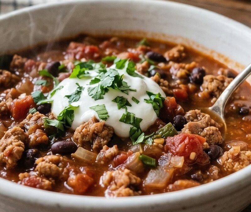 Black Bean & Turkey Chili recipe