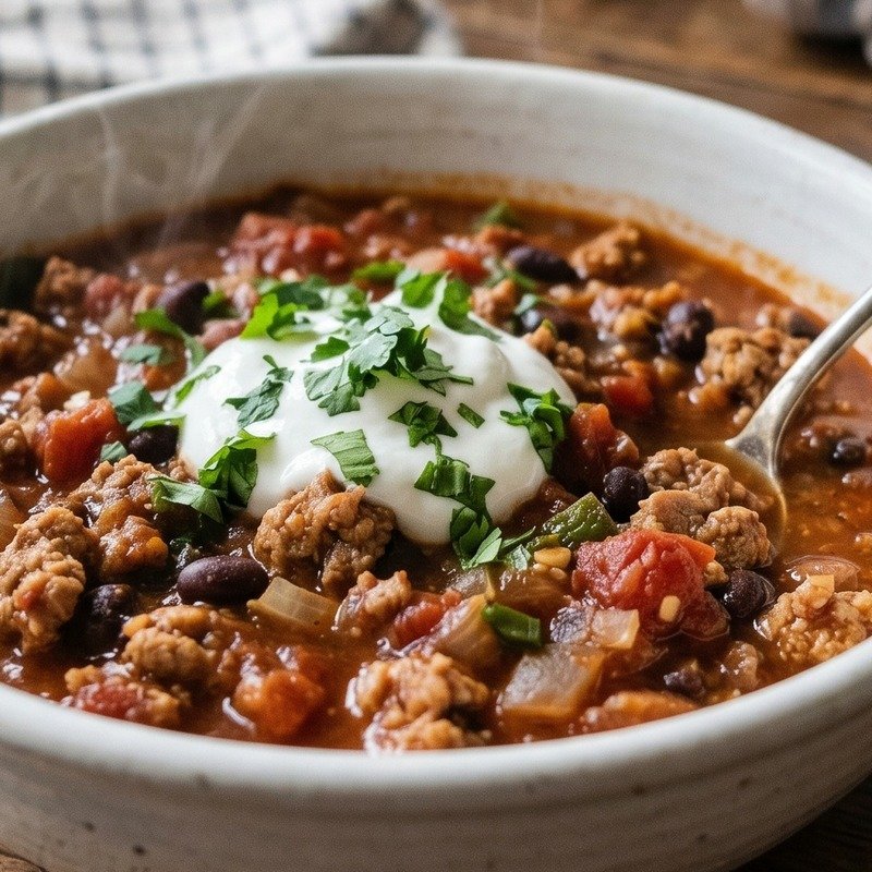 Black Bean & Turkey Chili recipe