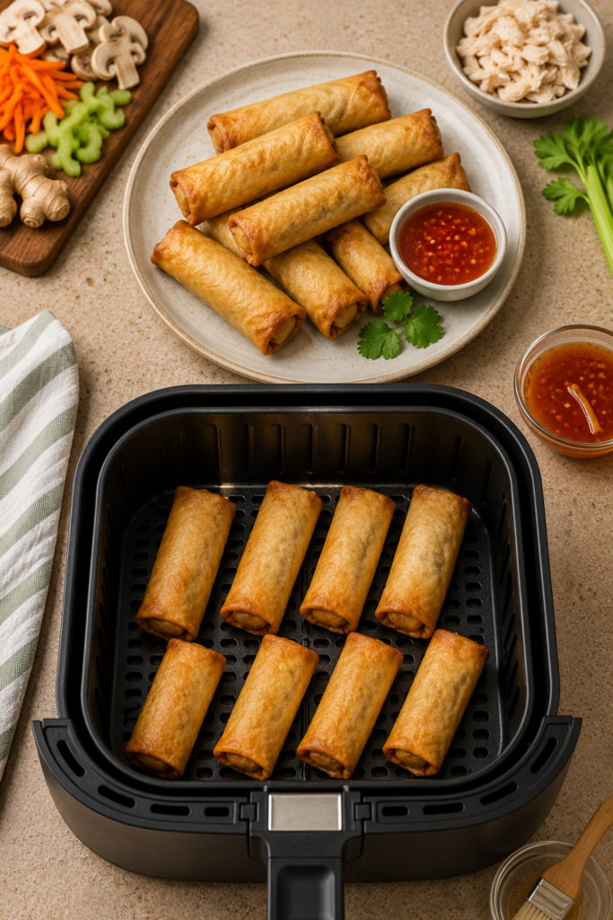 Crispy Fried Spring Rolls recipe