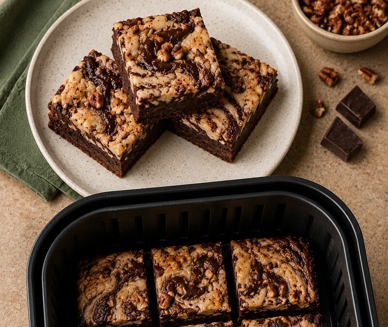 German Chocolate Brownie Swirl Bars recipe