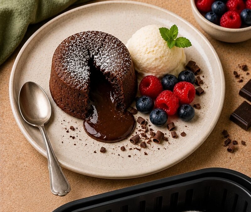 Molten Chocolate Lava Cakes recipe