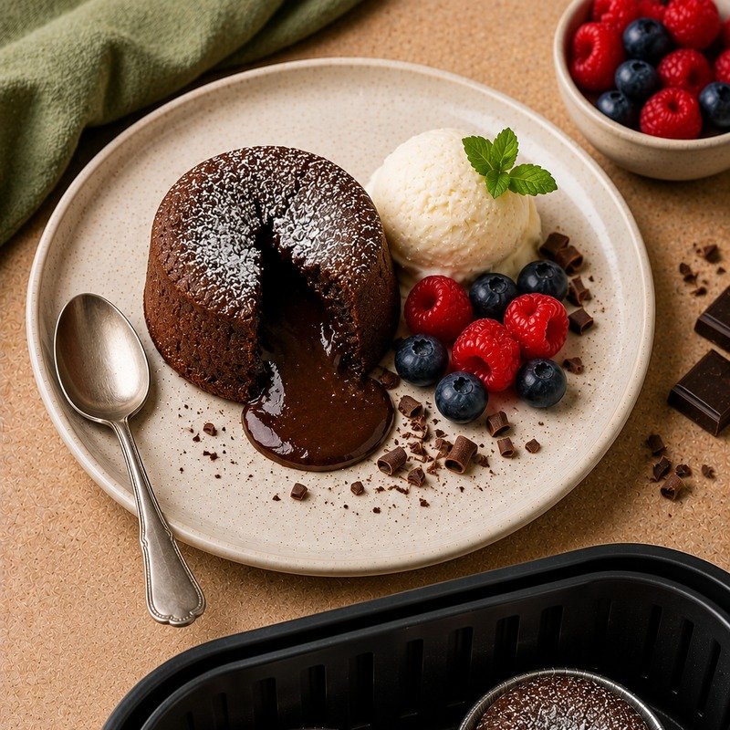 Molten Chocolate Lava Cakes recipe