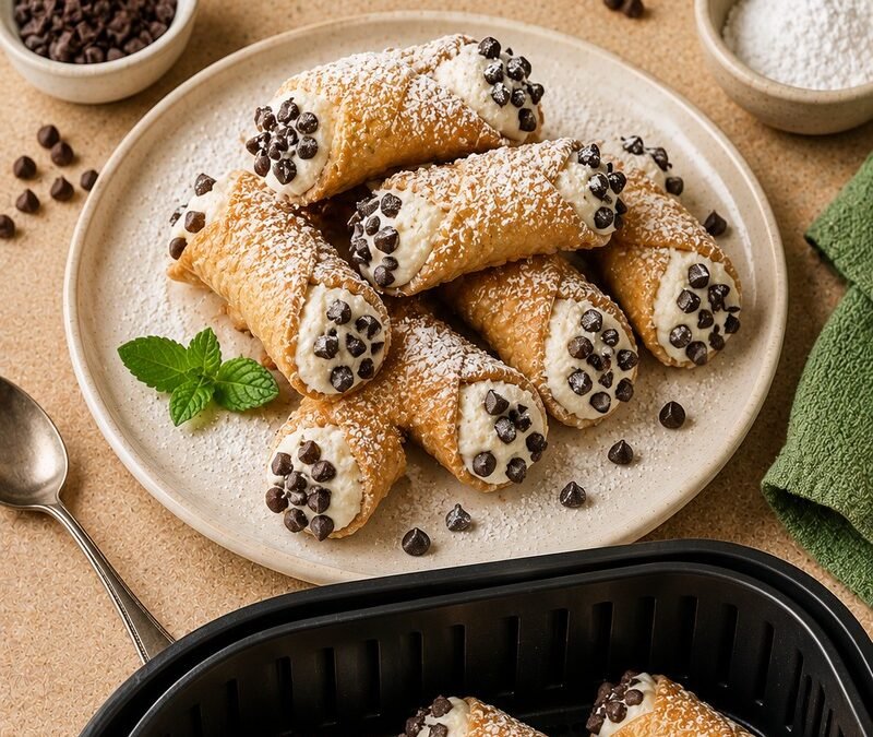 Mini Cannoli Bites recipe