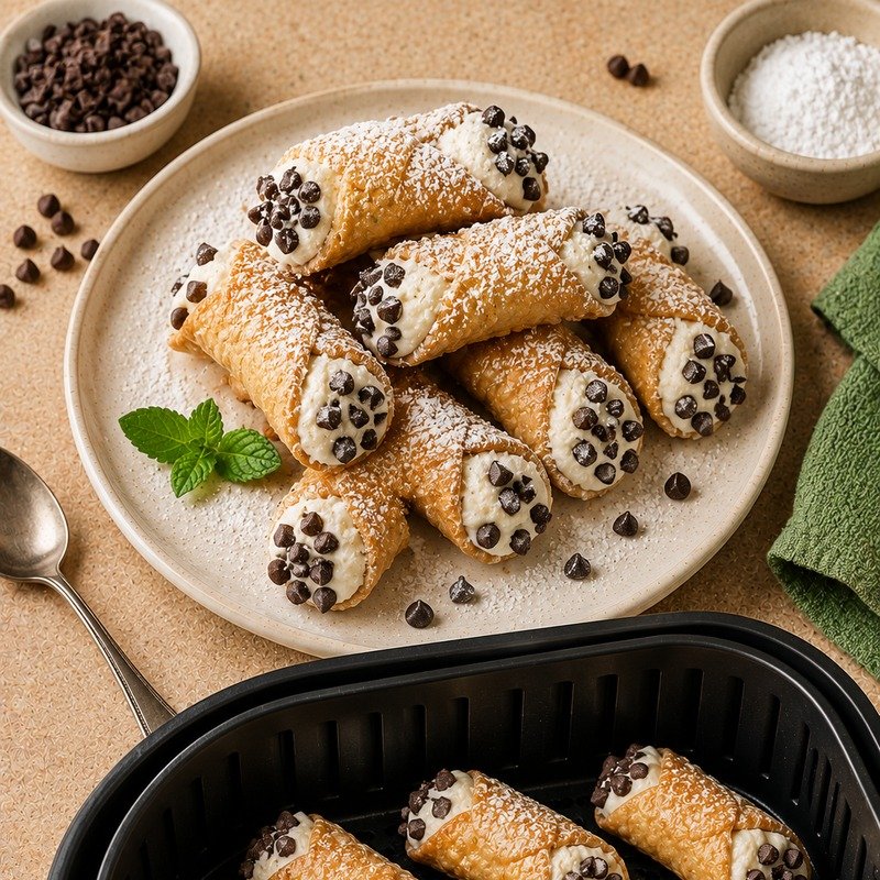 Mini Cannoli Bites recipe