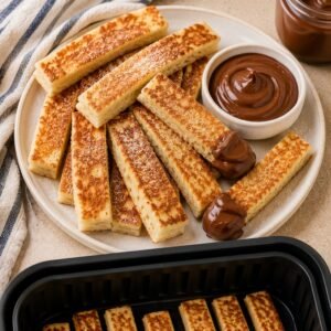 Air Fryer Pancake Dipping Sticks recipe