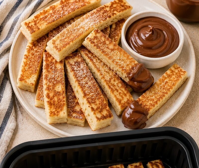 Air Fryer Pancake Dipping Sticks recipe
