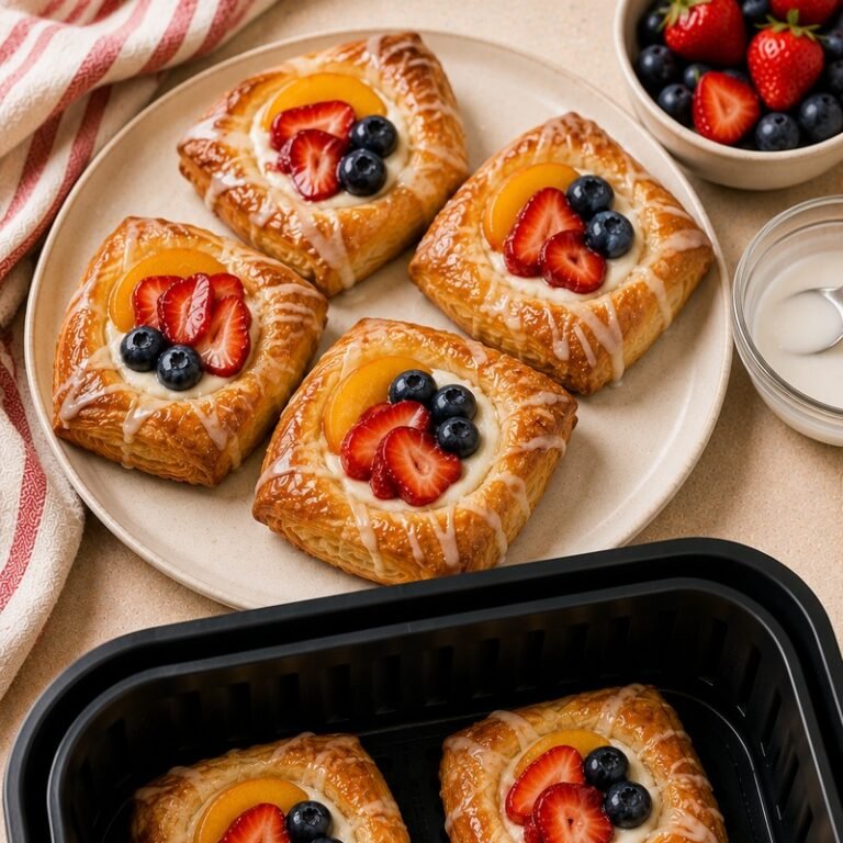 Air Fryer Fruit Danish