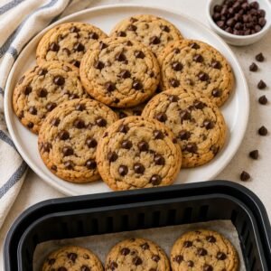 Air Fryer Chocolate Chip Cookies recipe