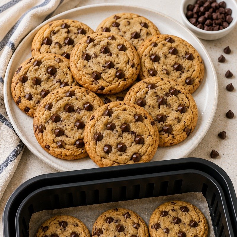 Air Fryer Chocolate Chip Cookies recipe