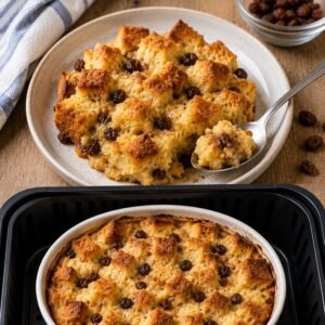 Air Fryer Bread Pudding recipe