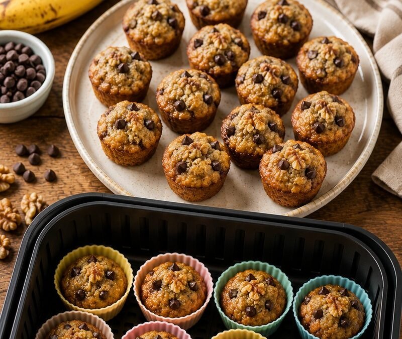 Air Fryer Banana Bread Bites