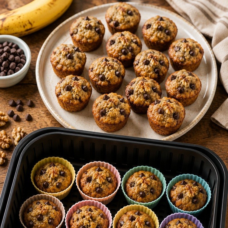 Air Fryer Banana Bread Bites