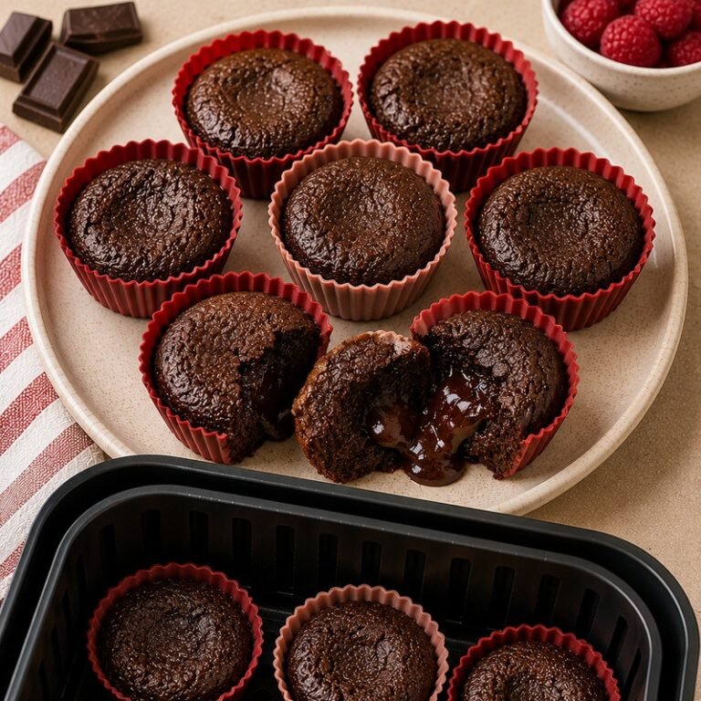 Chocolate Lava Brownie Cups