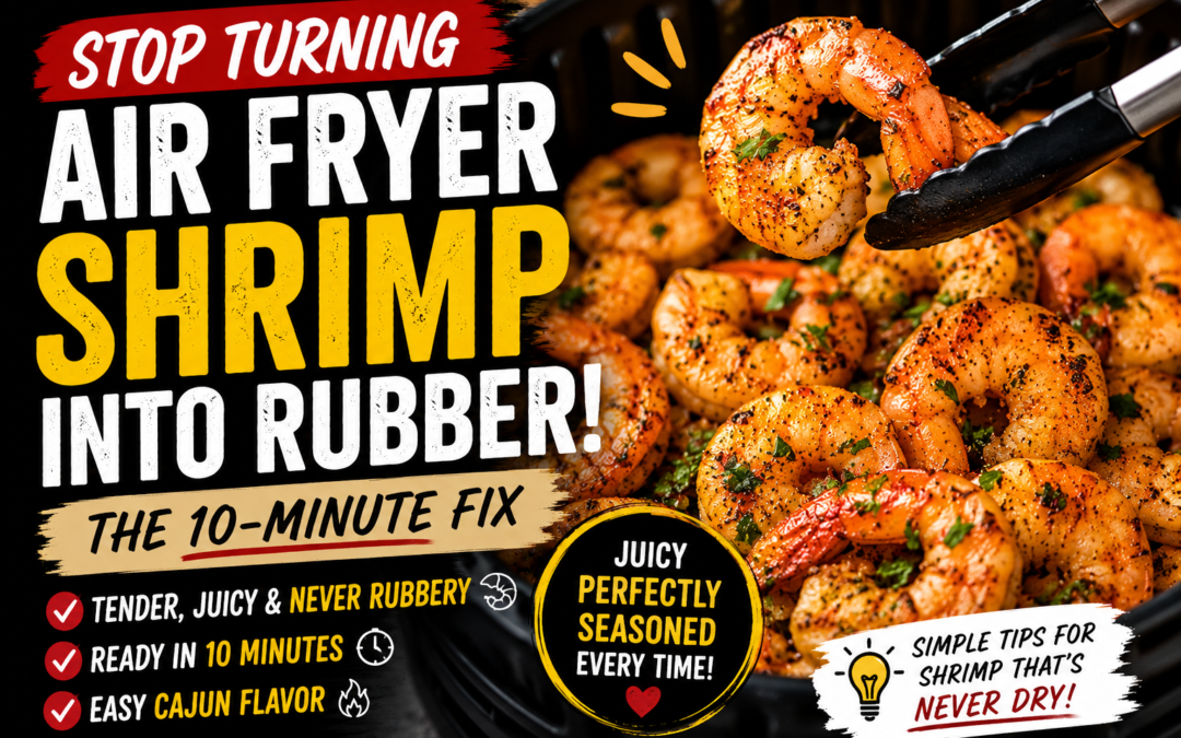 Stop Turning Air Fryer Shrimp Into Rubber: The 10-Minute Fix