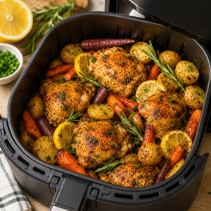 Air Fryer Lemon Rosemary Chicken